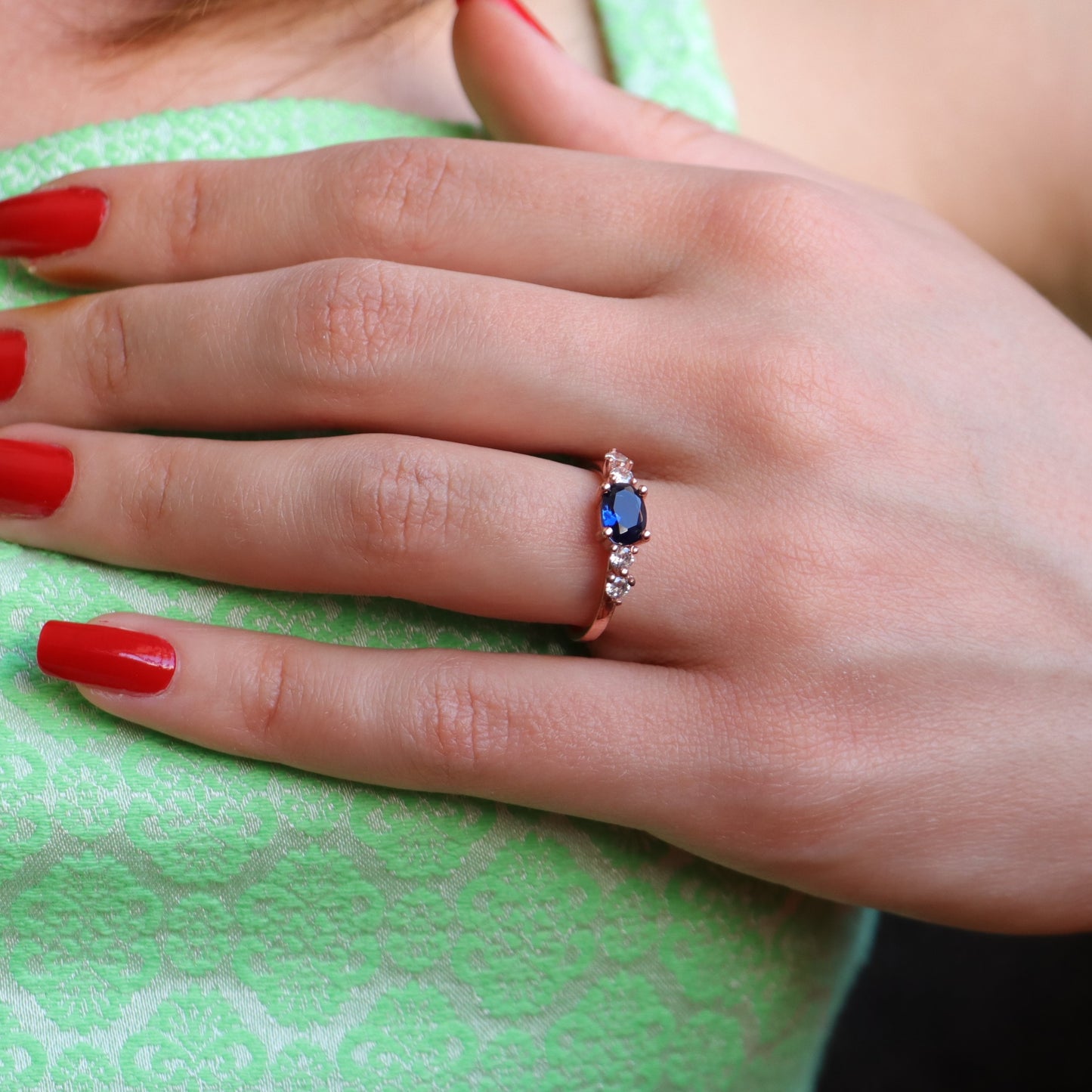 Isabella Lab. Emerald (14 Carat Gold)