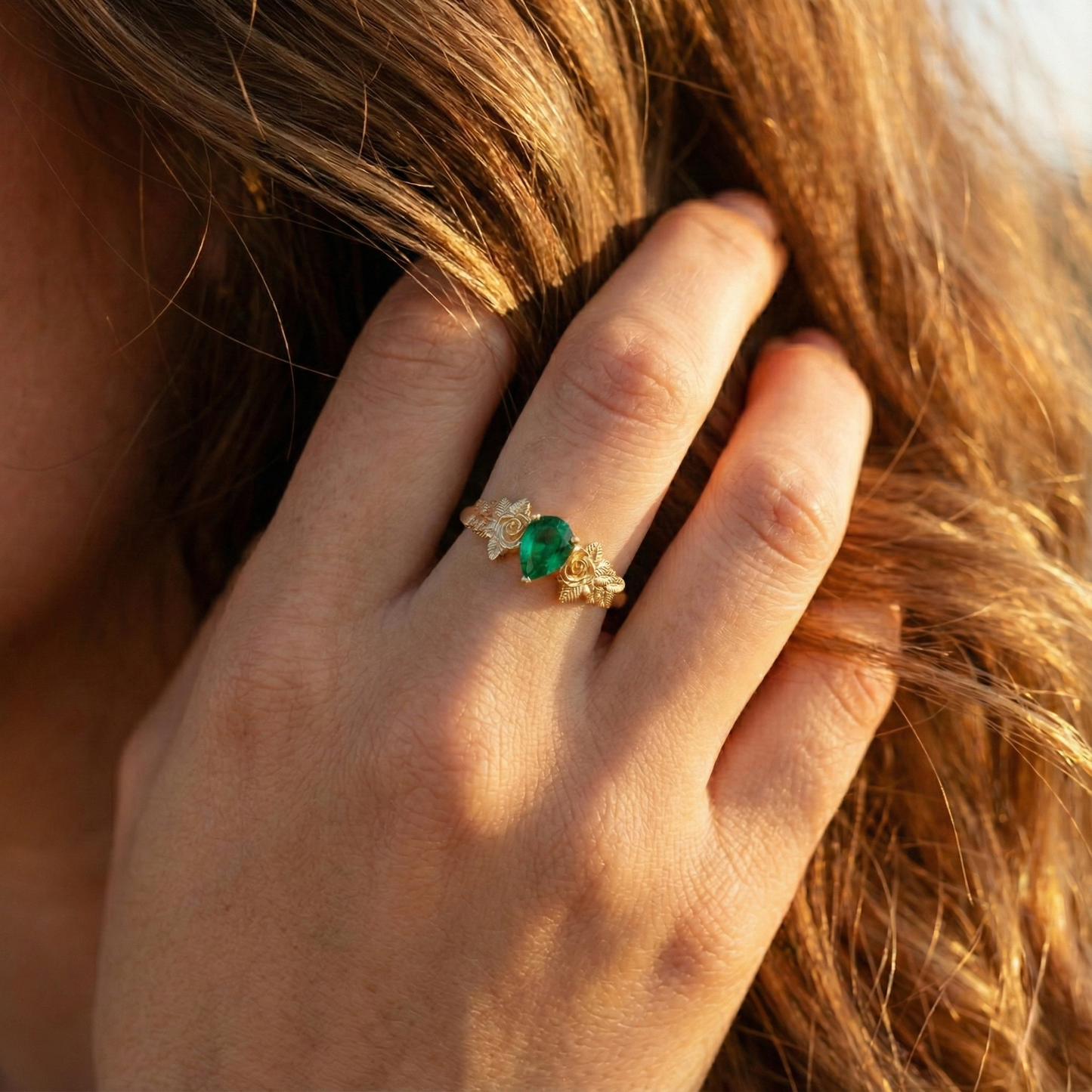 Isabella Lab. Emerald (14 Carat Gold)