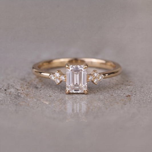 1.18 Carat Princess Diamond Ring 