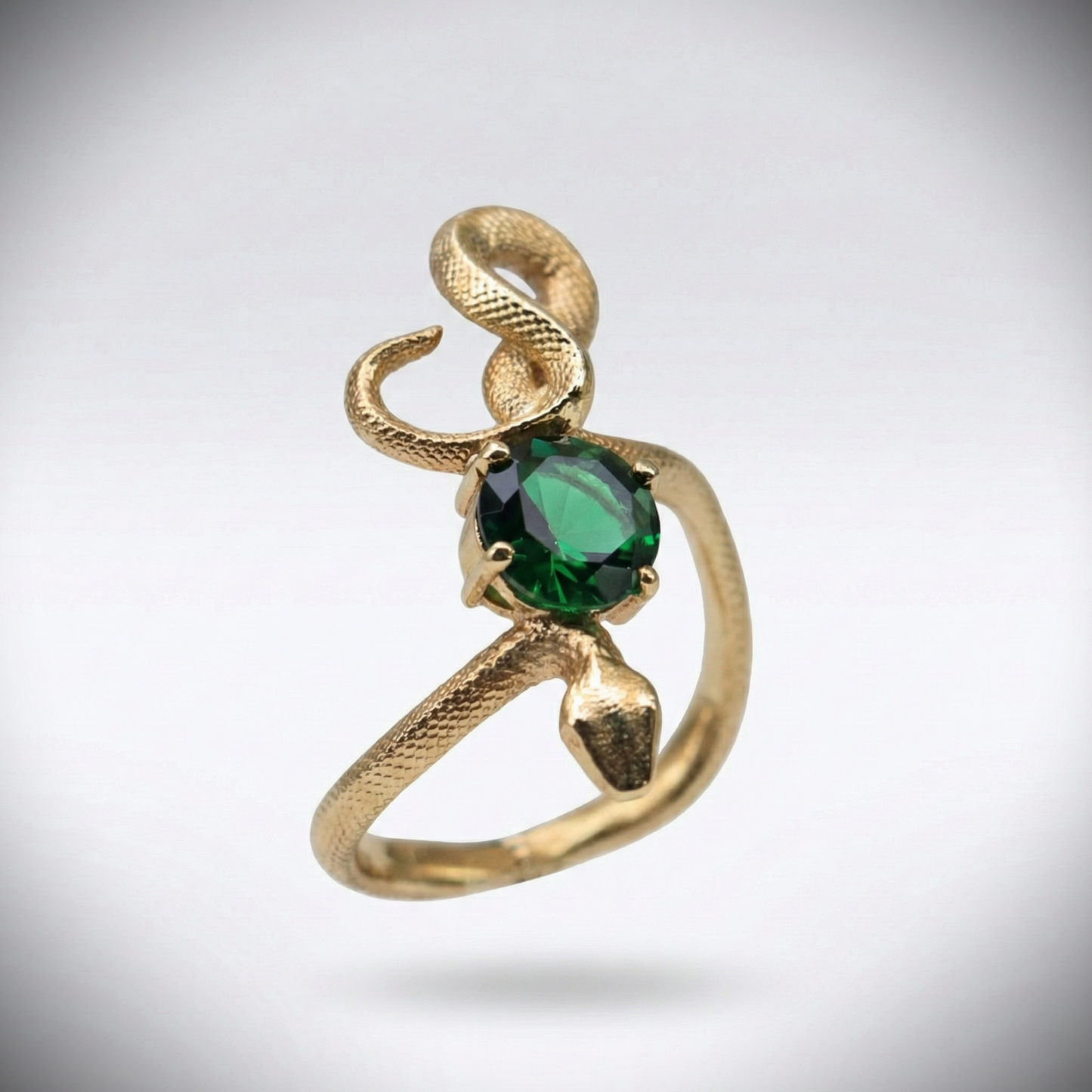 Yılan Yüzük (Tüm Maden ve Taş Seçenekleri)