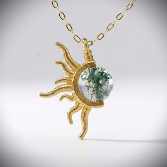 Moissanite Gold Plated 925 Silver Necklace