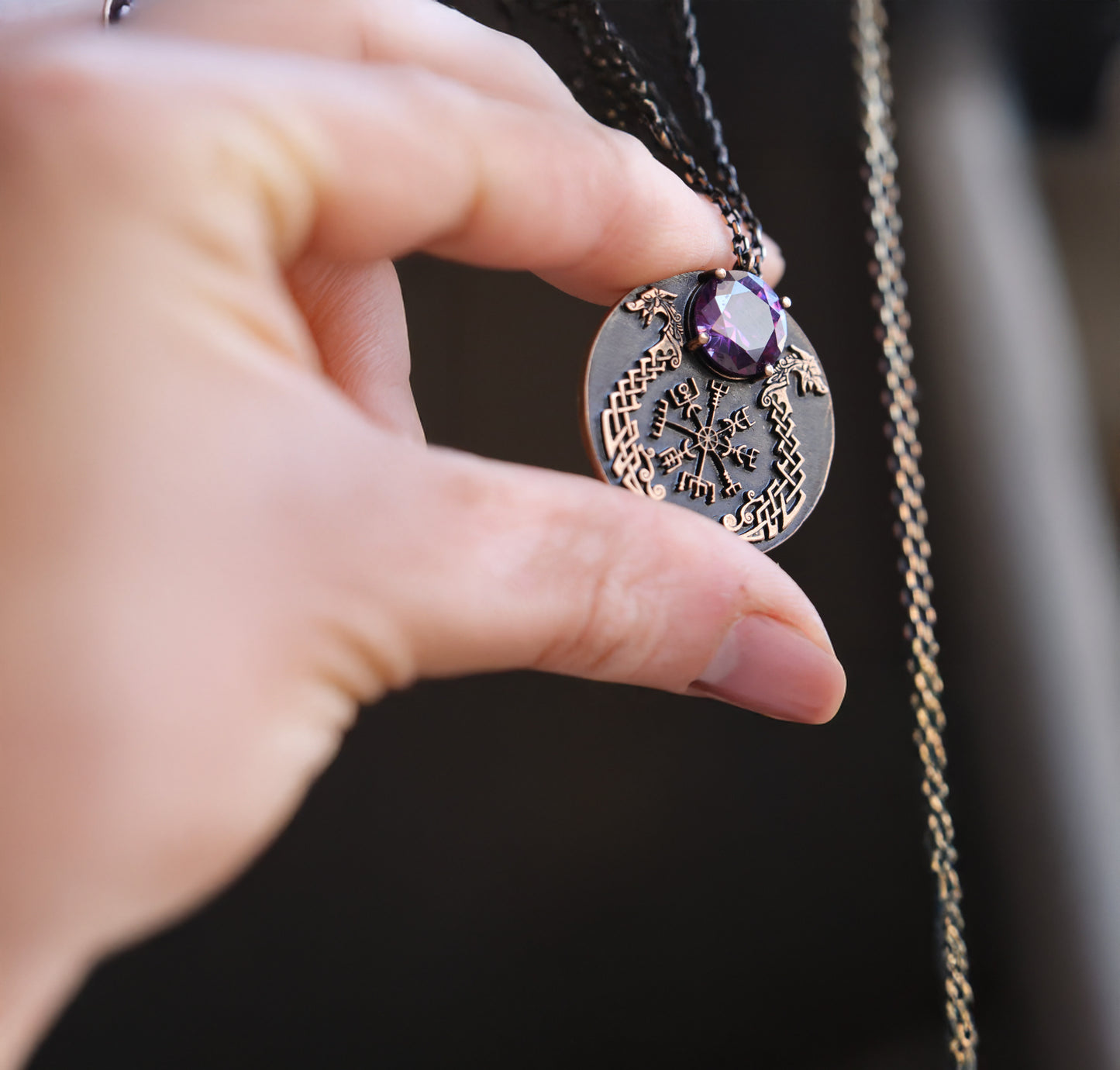 Moissanite Gold Plated 925 Silver Necklace