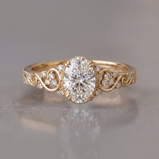 1.18 Carat Princess Diamond Ring 