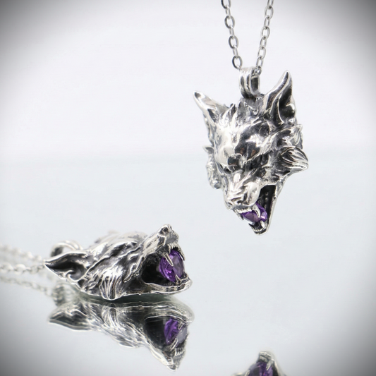 Handmade Wolf Men's Necklace