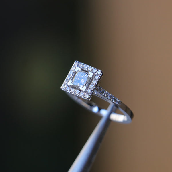 0,83 Karat Prenses Pırlanta Yüzük – Moko Art Design