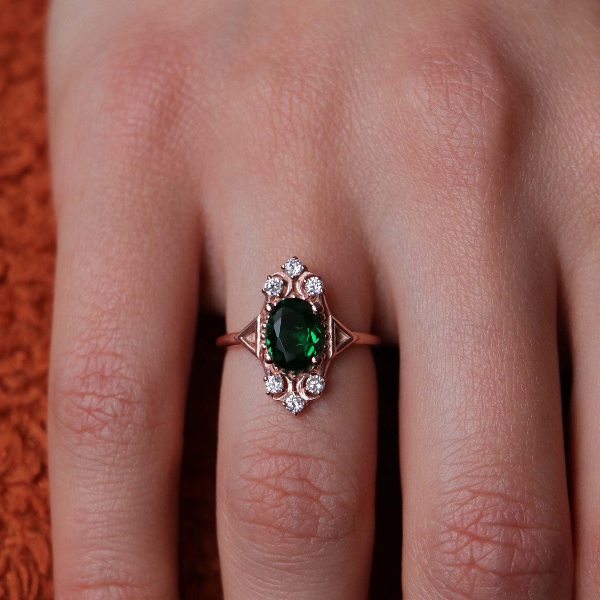 vintage emerald ring (3)